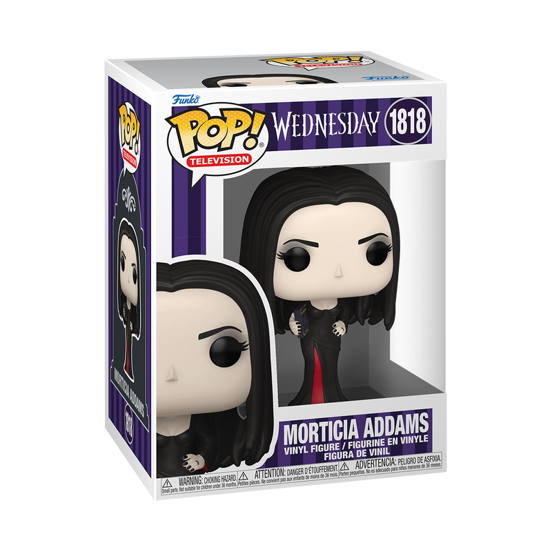 Pop! Morticia Addams con Libro de las Sombras - Series/Peliculas (Pre-Orden)