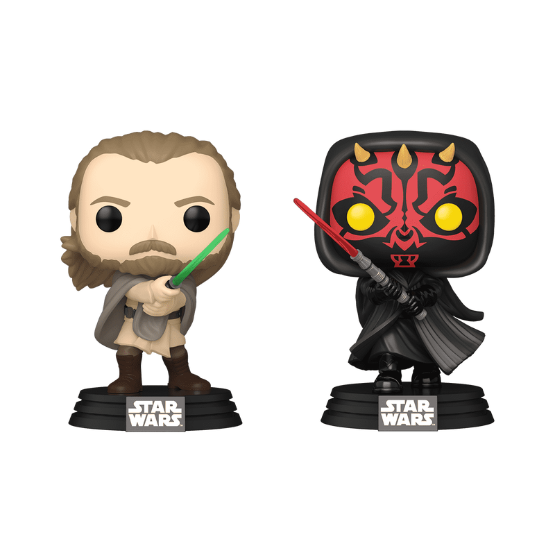 Pop! Qui-Gon Jinn vs. Darth Maul 2-Pack - Series/Peliculas