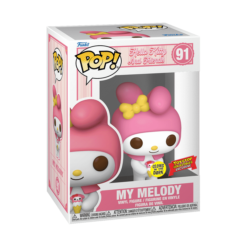 Pop! My Melody with Ice Cream (Glow) - Animaciones