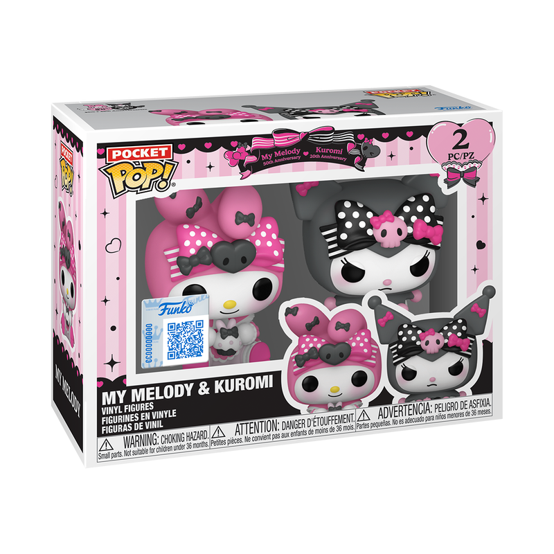 Pocket Pop! My Melody & Kuromi 2-Pack (Anniversary) - Animaciones