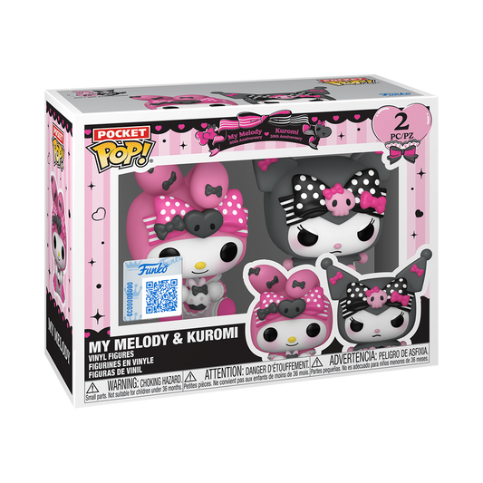 Pocket Pop! My Melody & Kuromi 2-Pack (Anniversary) - Animaciones