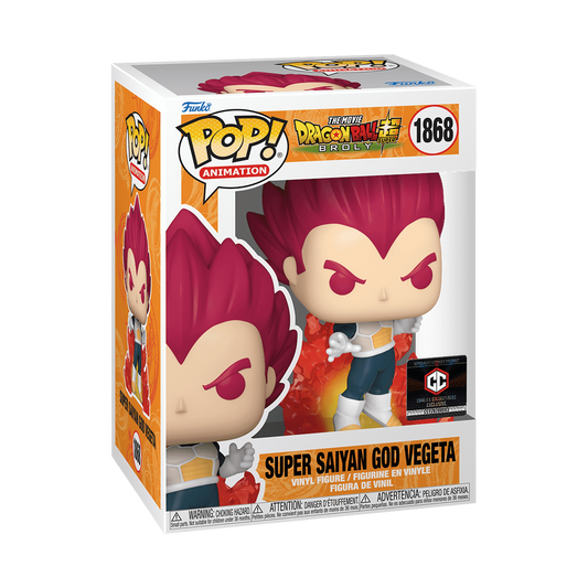 Pop! Super Saiyan God Vegeta with Aura - Anime