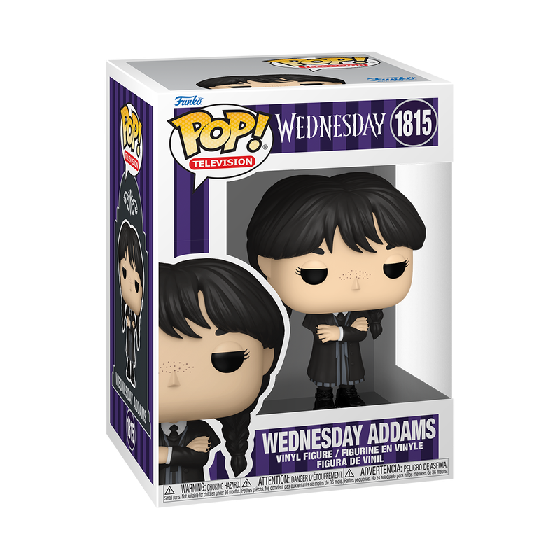Pop! Wednesday Addams (Black Coat) - Pre Orden