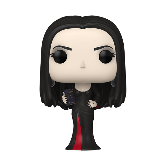 Pop! Morticia Addams con Libro de las Sombras - Series/Peliculas (Pre-Orden)