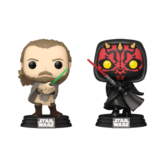 Pop! Qui-Gon Jinn vs. Darth Maul 2-Pack - Series/Peliculas
