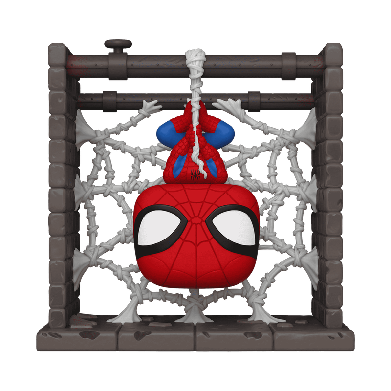 Pop! Deluxe Spider-Man (Hanging from Web) - Superheroes