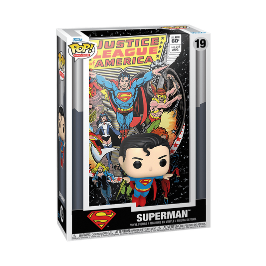 Pop! Comic Poster Justice League of America #217 (Superman) - Superheroes