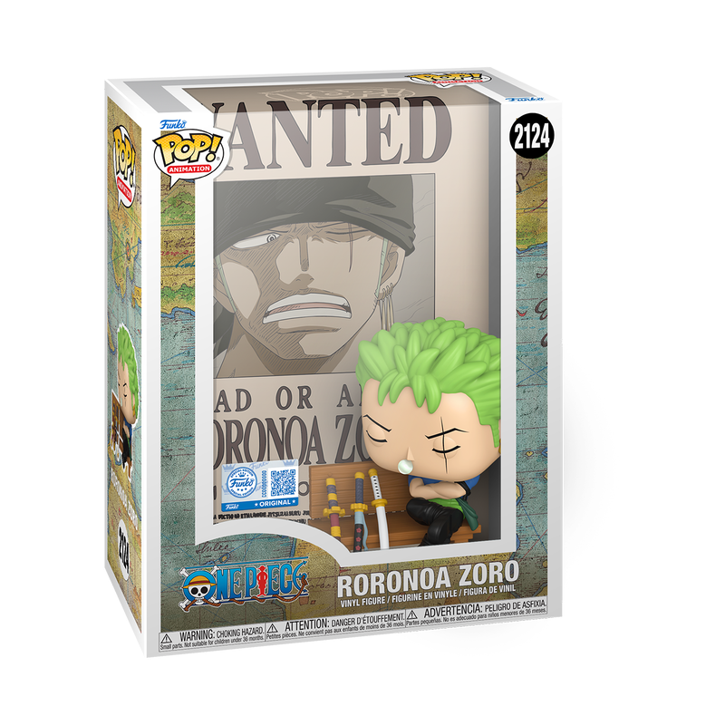 Pop! Poster Roronoa Zoro (Wanted) - Anime