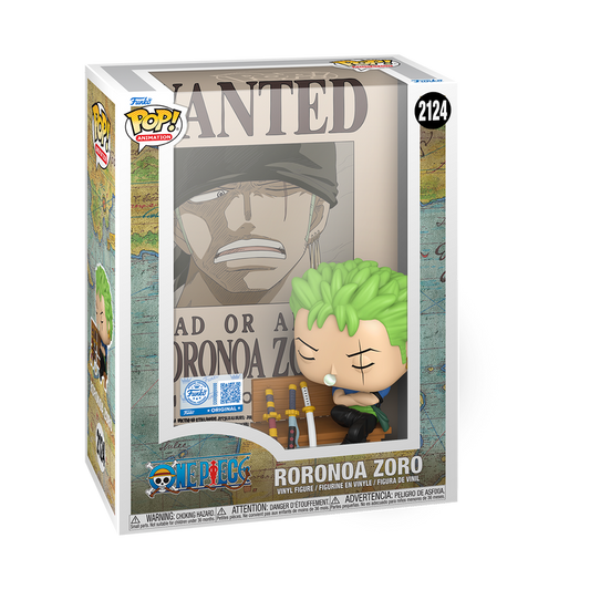 Pop! Poster Roronoa Zoro (Wanted) - Anime