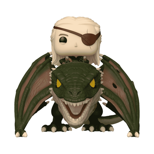 Pop! Rides Deluxe Aemond Targaryen with Vhagar - Series/Peliculas