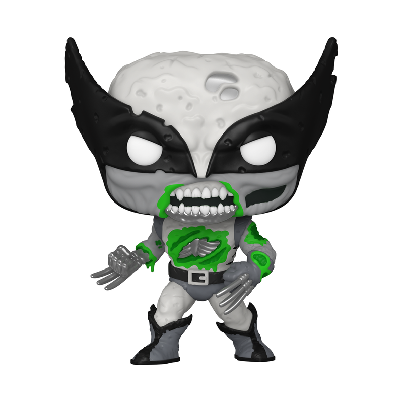 Pop! Zombie Wolverine (Black & White) (Glow) - Superheroes