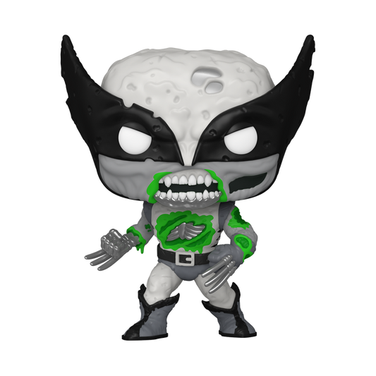 Pop! Zombie Wolverine (Black & White) (Glow) - Superheroes