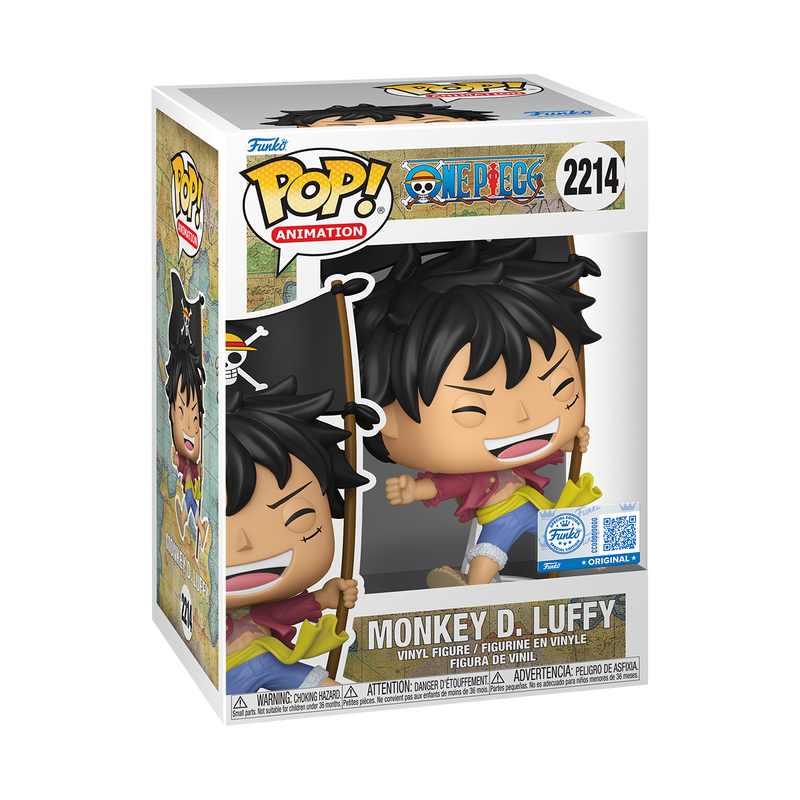 Pop! Monkey D. Luffy with Flag - Anime