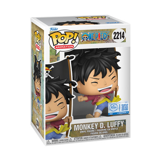 Pop! Monkey D. Luffy with Flag - Anime