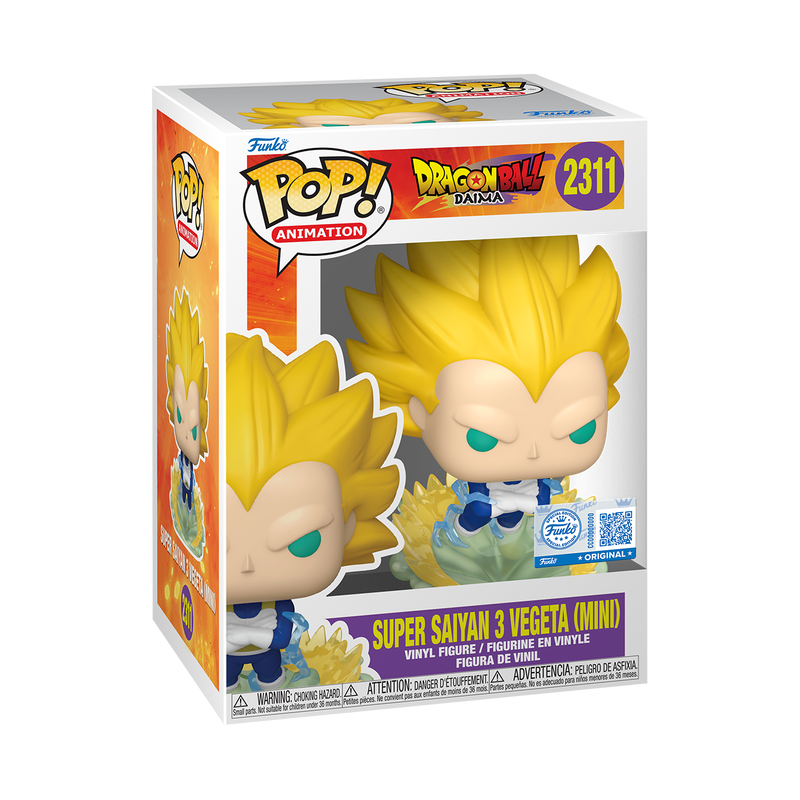 Pop! Super Saiyan 3 Vegeta (Mini) | Pre-Order | Anime