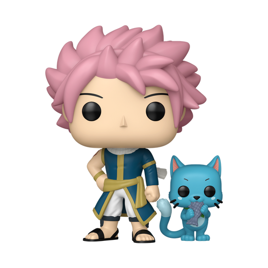 Pop! & Buddy Natsu with Happy - Anime | Pre-Orden